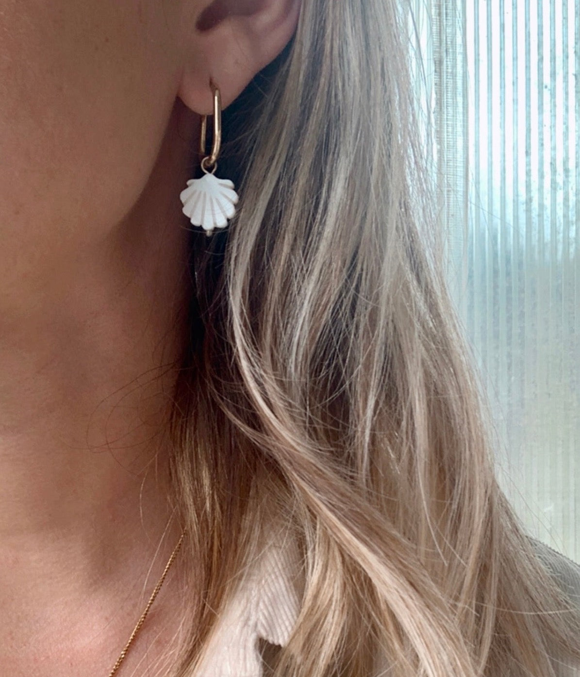 Boucles d’Oreilles Shell