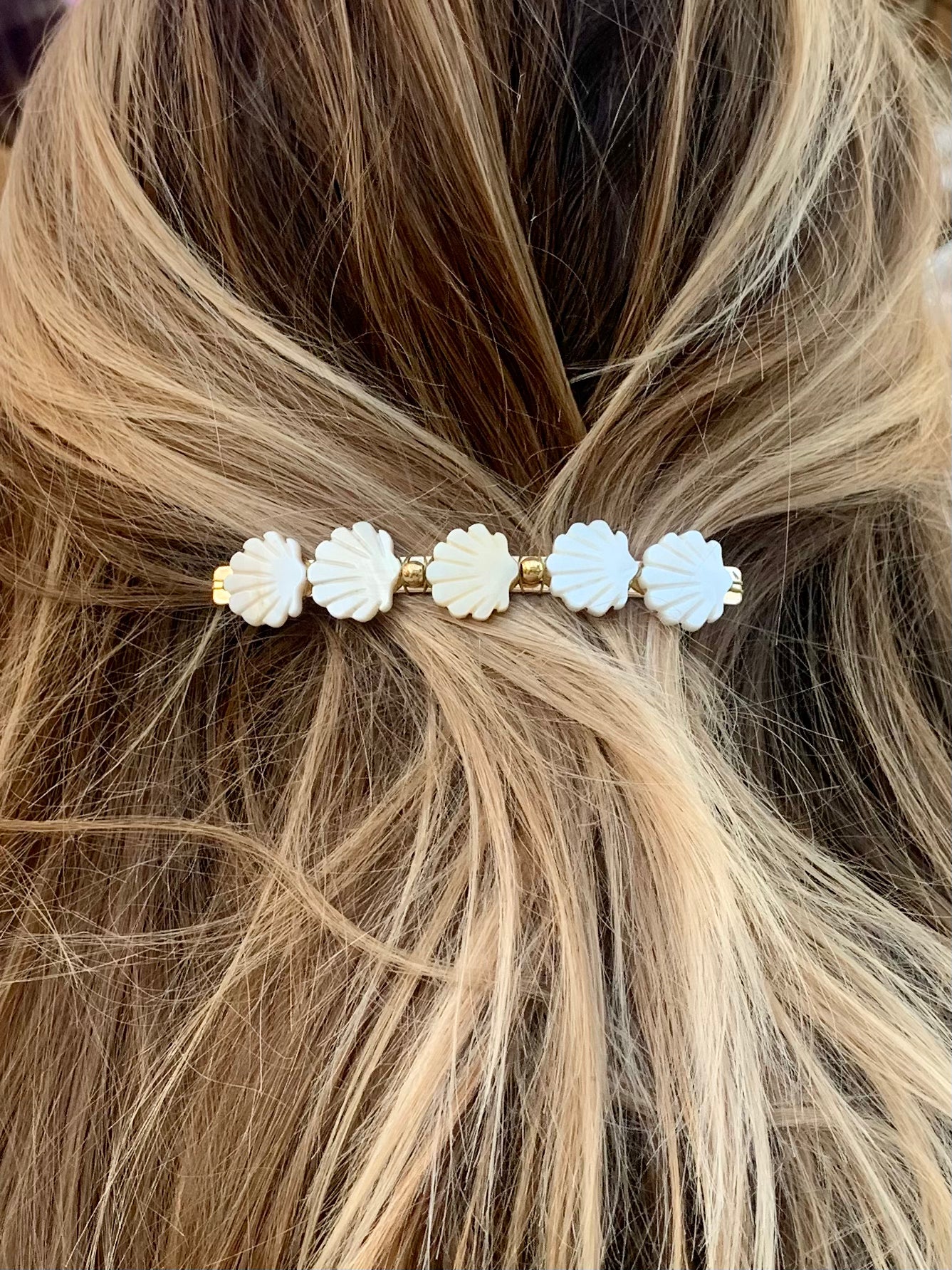 Barrette coquillage