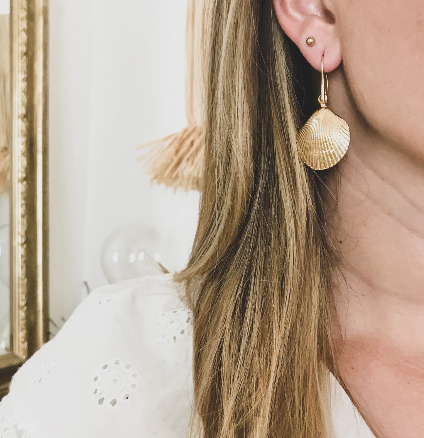 Boucles d'oreilles Coquilles