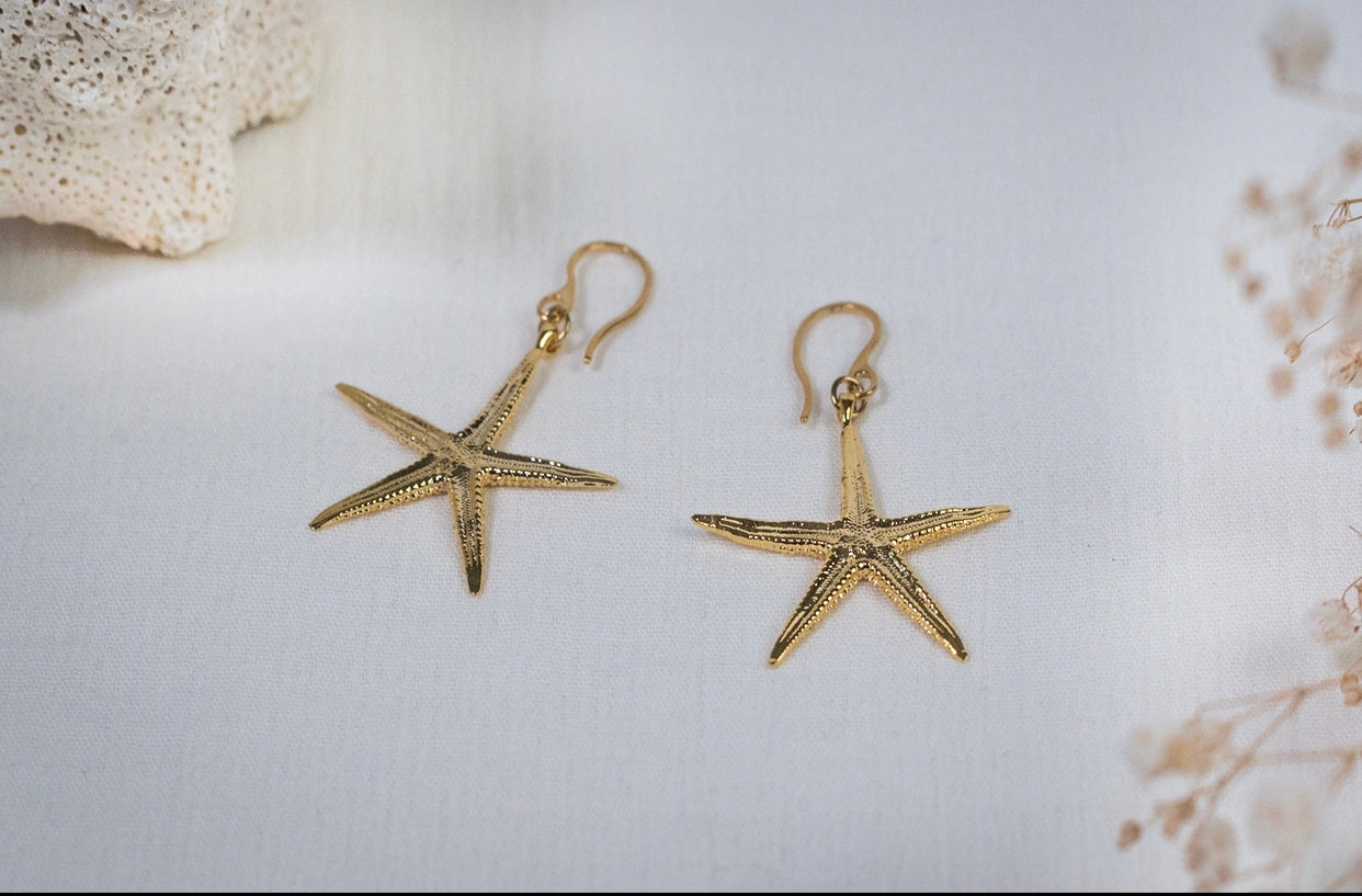 Boucles d'oreilles Étoile de Mer