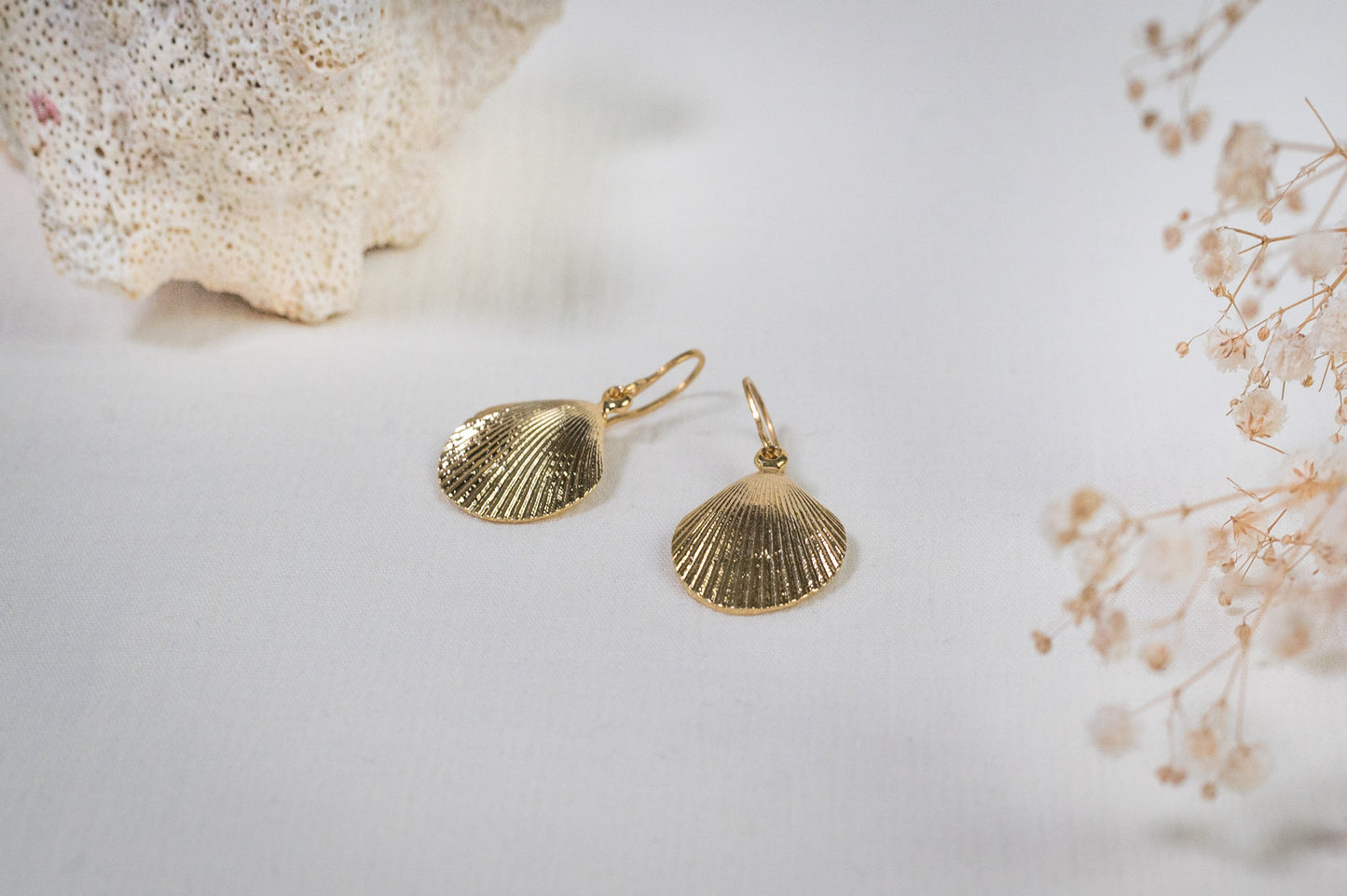 Boucles d'oreilles Coquilles